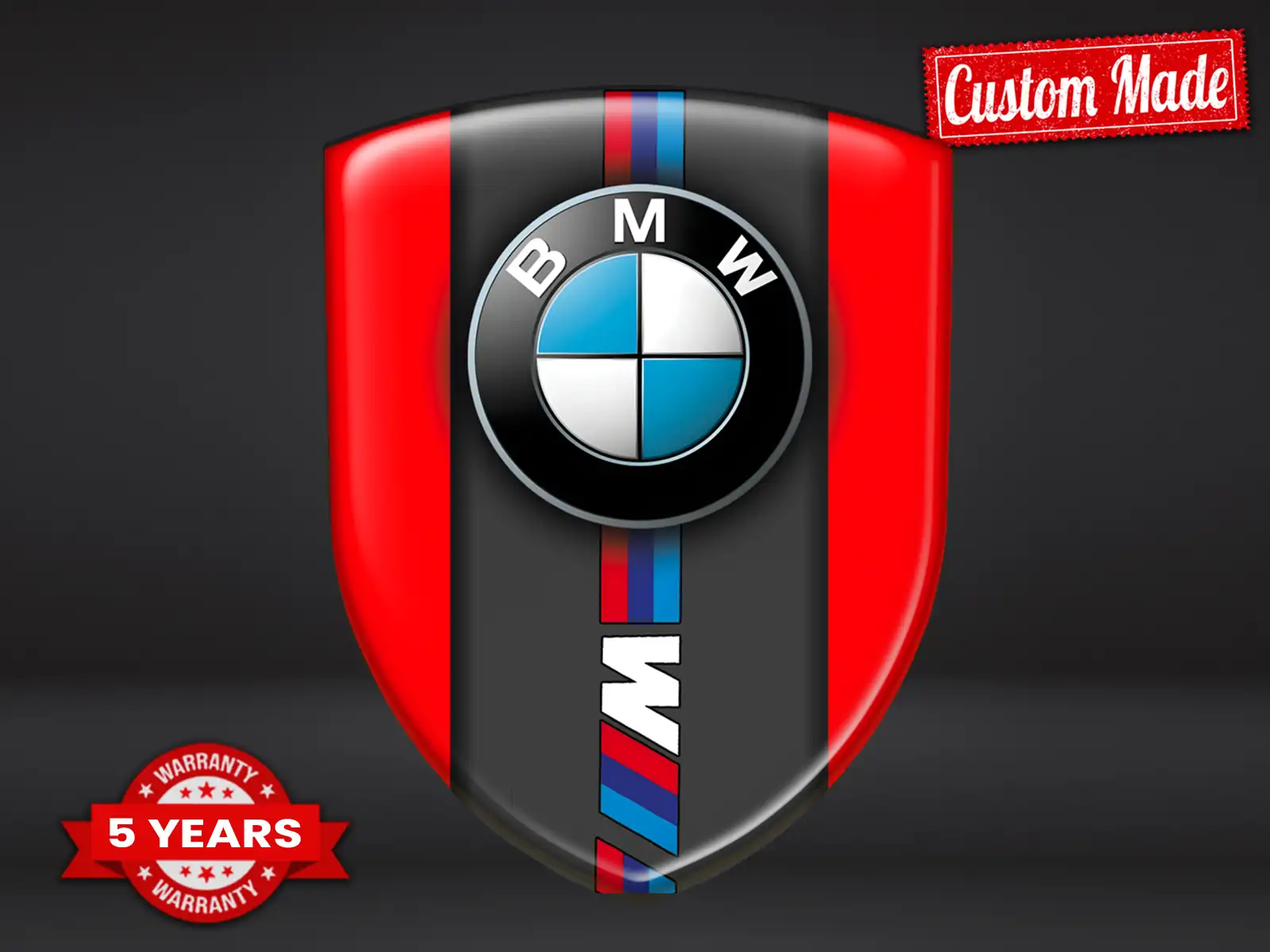 BMW Vinylaufkleber Racing Anpassbar Robust Auto